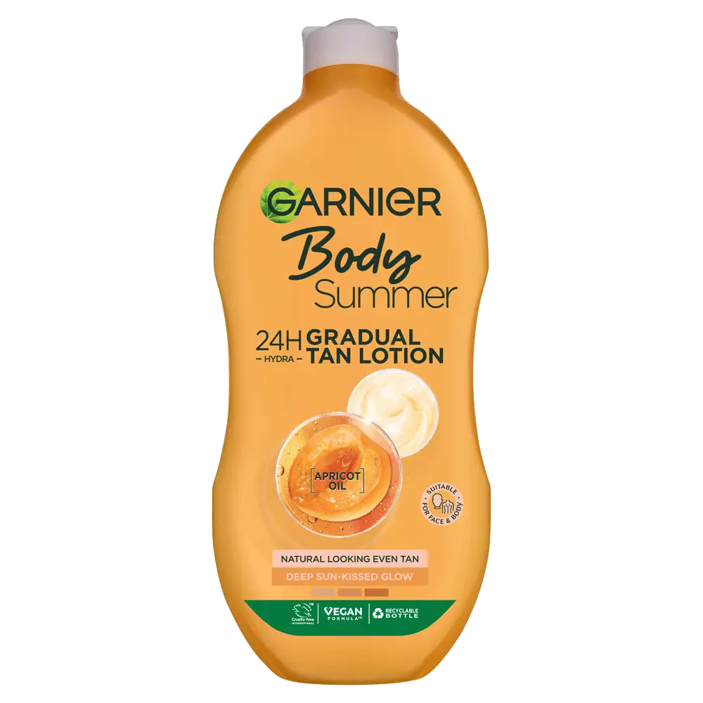 Garnier Summer Body Gradual Tan Lotion Dark Sun-Kissed Glow