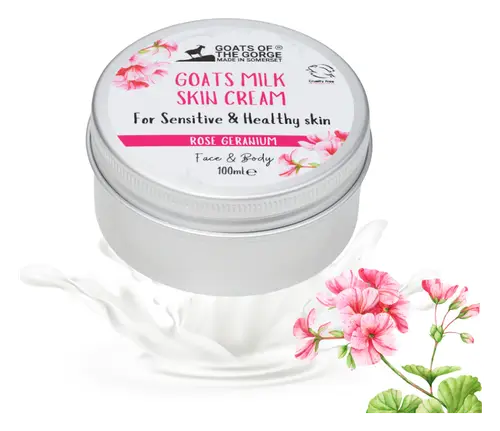 Goats of the Gorge Goats Milk Skin Cream Rose Geranium