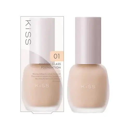 ISEHAN kiss Milkish Glass Foundation SPF 34 PA+ 01 Shell