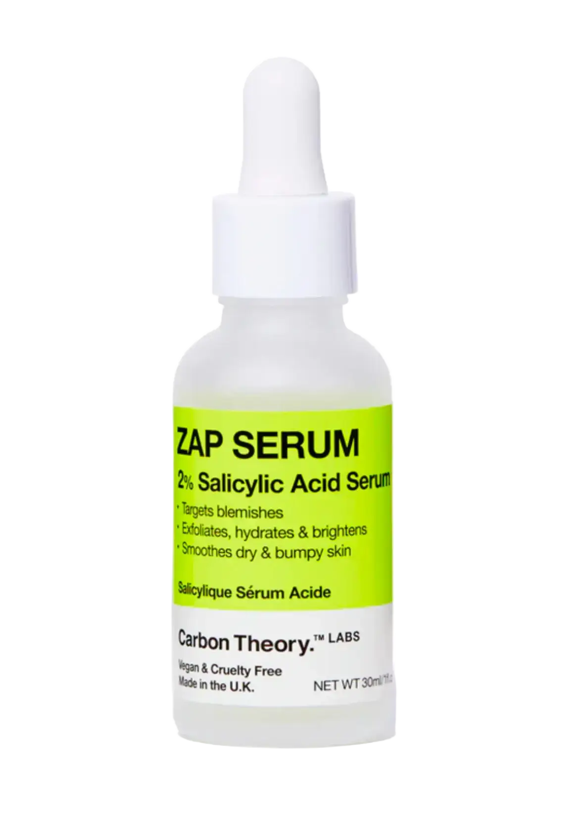 Carbon Theory Zap Serum 2% Salicylic Acid Serum