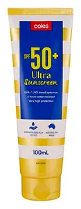 Coles SPF 50+ Sunscreen Ultra Tube