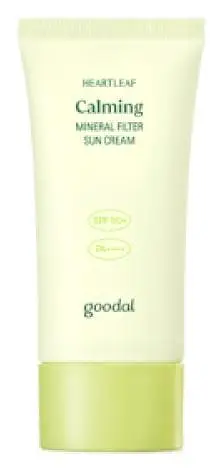 Goodal Heartleaf Calming Mineral Filter Sun Cream SPF 50+