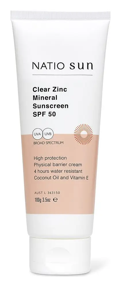 Natio Clear Zinc Mineral Sunscreen SPF 50