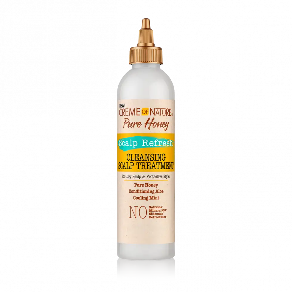 Creme of Nature Pure Honey Scalp Refresh Cleansing Scalp Treatment