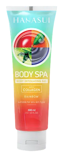 Hanasui Body Spa Exfoliating Gel Rainbow