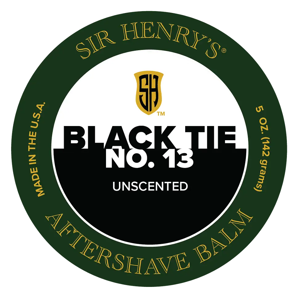Sir Henry's Aftershave Balm Black Tie No. 13 Unscented