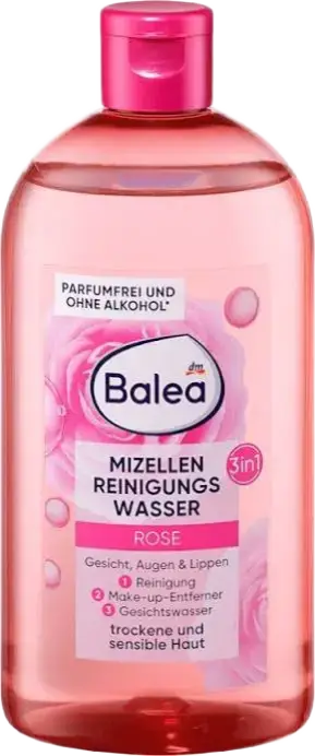 Balea Mizellen Reinigungs Wasser Rose