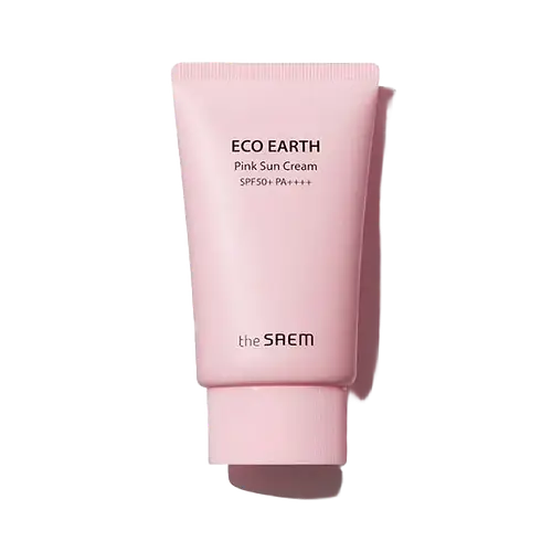 The Saem Eco Earth Pink Sun Cream SPF 50+ PA++++