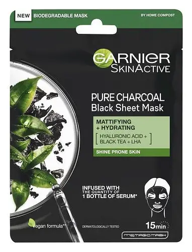 Garnier Pure Charcoal Black Sheet Mask
