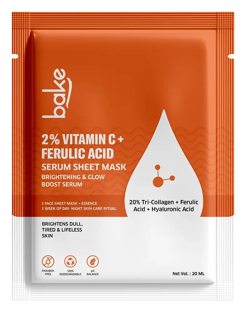 Bake Serum Sheet Mask 2% Vitamin C + Ferulic Acid