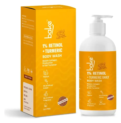 Bake 1% Retinol + Turmeric Body Wash