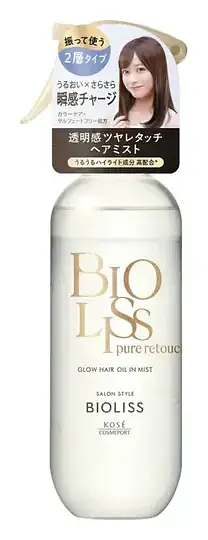 Bioliss Pure Retouch Glow Hair Oil In Mist