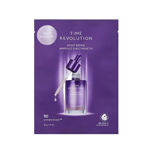 Missha Time Revolution Night Repair Ampoule Sheet Mask 5X