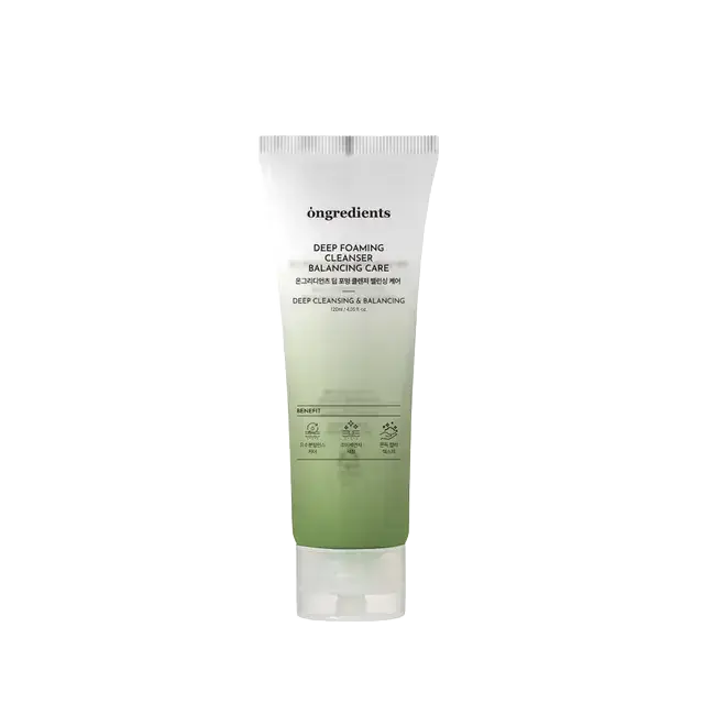 ongredients Deep Foaming Cleanser Balancing Care