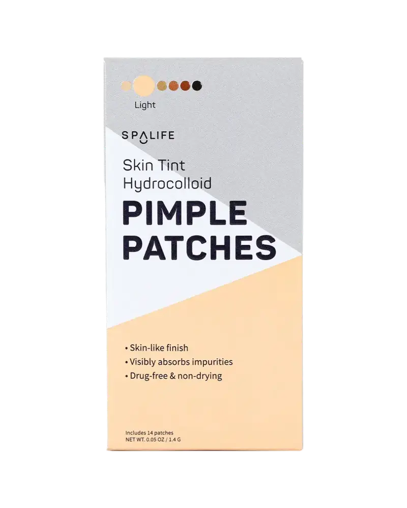 SpaLife Skin Tint Hydrocolloid Pimple Patches Light
