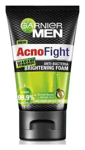 Garnier AcnoFight Wasabi Brightening Foam Facial Cleanser