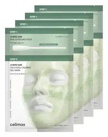 Celimax Ji Woo Gae Cica PHA Peeling 2-Step Gel Mask