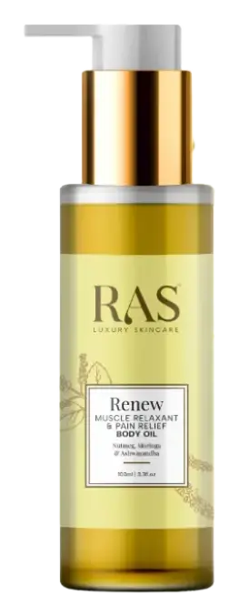 RAS Luxury Oils Renew Muscle Relaxant & Pain Relief Body Oil