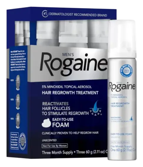 Regaine Men's 5% Minoxidil Topical Aerosol Hair Regrowth Treatment