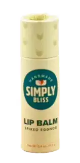 Simply Bliss No-Melt Beeswax Lip Balm Spiked Eggnog