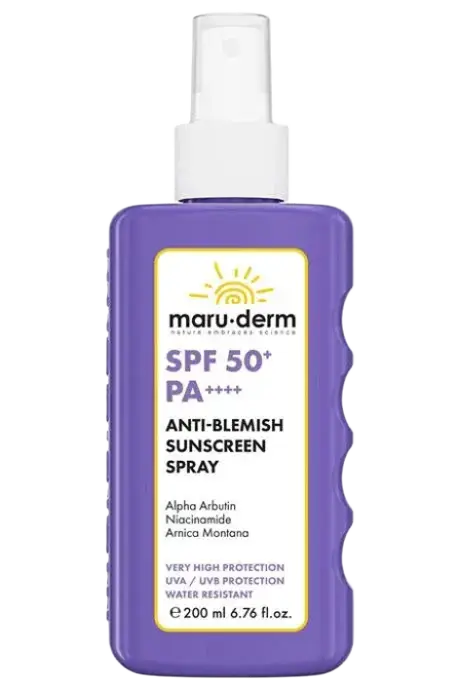maru.derm Anti Blemish Sunscreen Spray SPF 50+
