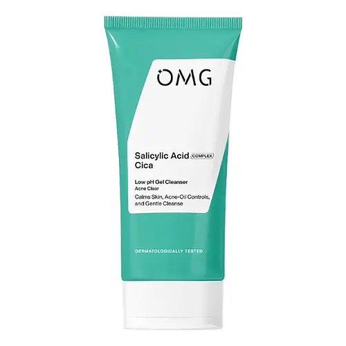 OMG Beauty Salicylic Acid Complex Cica Low pH Gel Cleanser