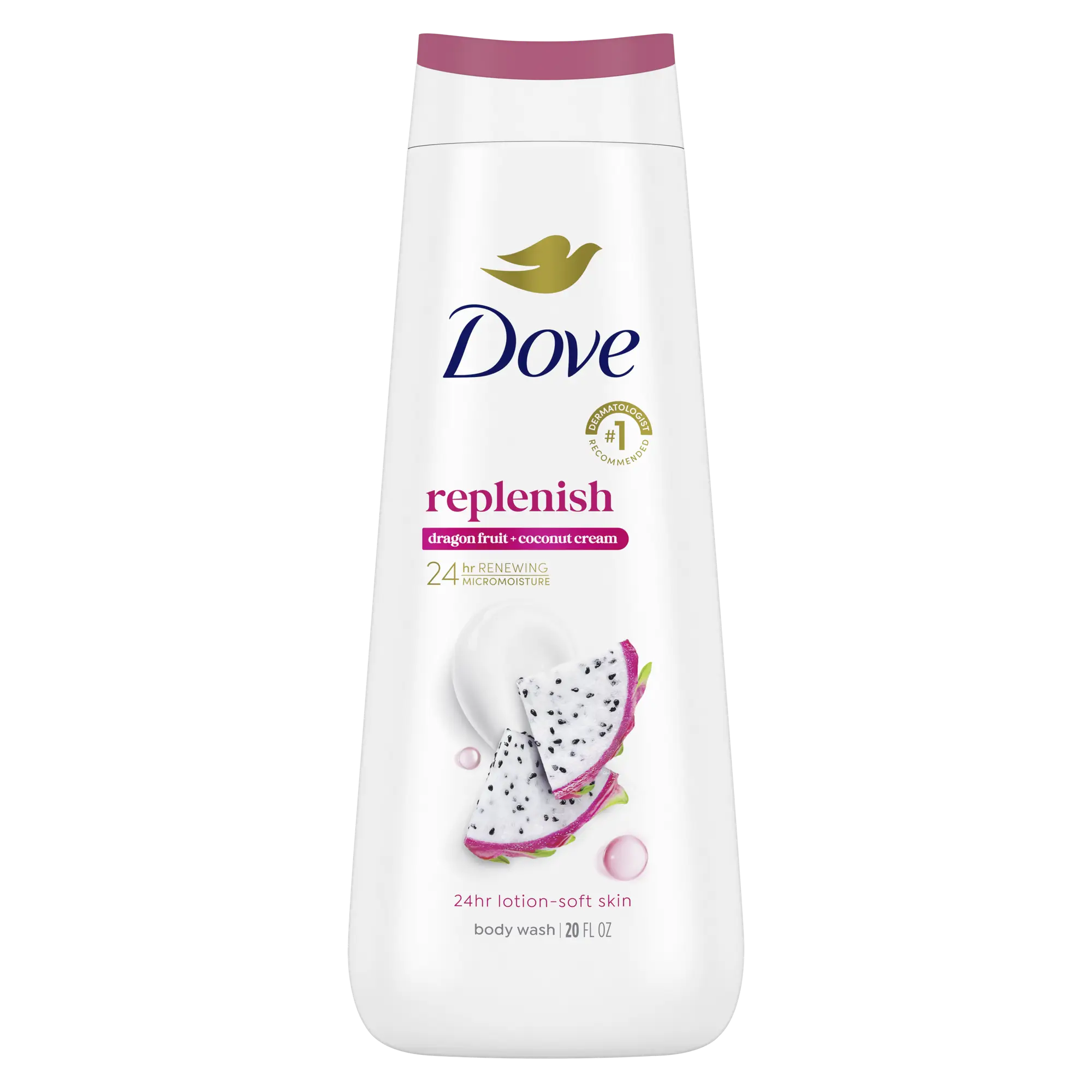 Dove Replenish Dragon Fruit + Coconut Cream Body Wash