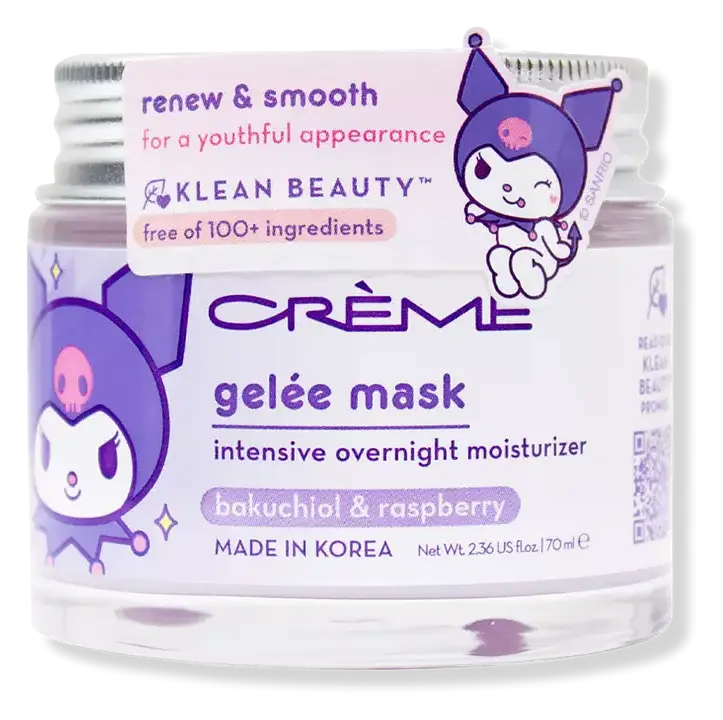 The Creme Shop Sanrio Kuromi Klean Beauty Intensive Overnight Moisture Gelee Mask