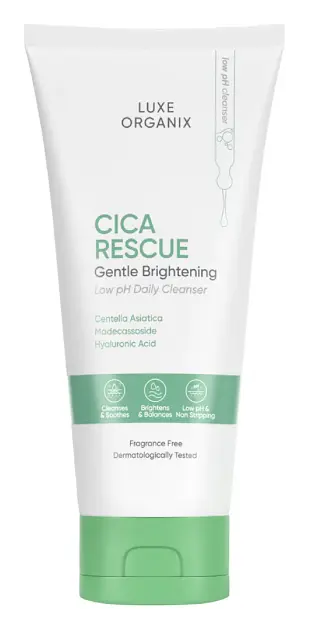 Luxe Organix Cica Rescue Gentle Brightening Cleanser