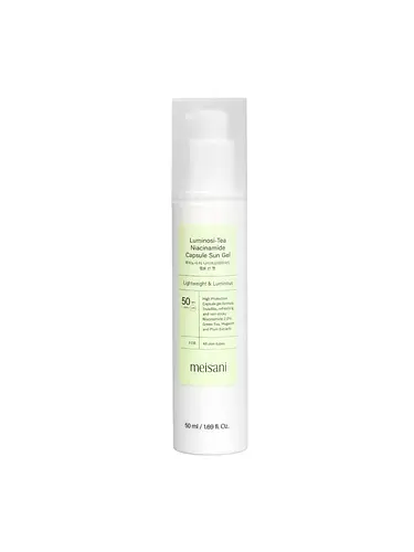 Meisani Luminosi-Tea Niacinamide Capsule Sun Gel SPF 50