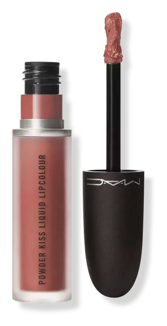 Mac Cosmetics Powder Kiss Liquid Lip Over the Taupe