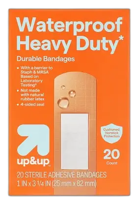 up&up Flexible Fabric Bandages Waterproof Heavy Duty