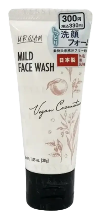 Daiso Ur Glam Vegan Cosmetics Mild Face Wash
