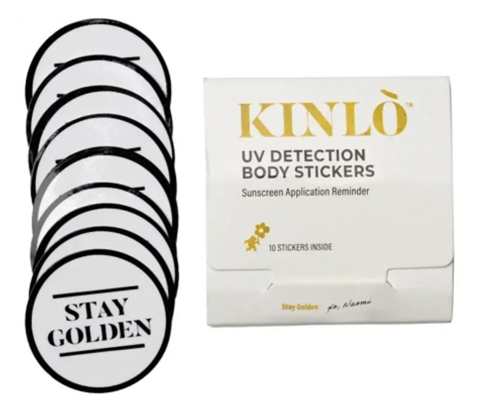 Kinlò UV Detection Body Stickers Stay Golden
