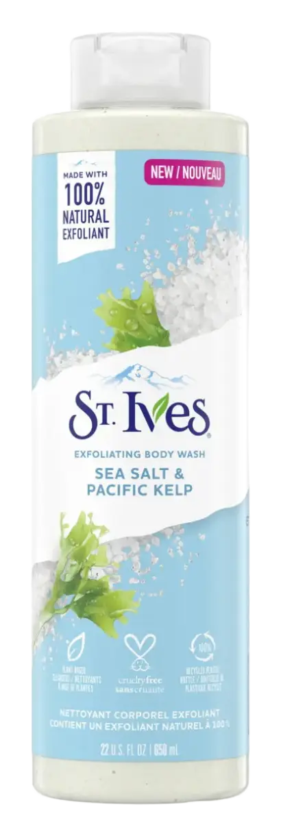 St. Ives Exfoliating Body Wash Sea Salt & Pacific Kelp