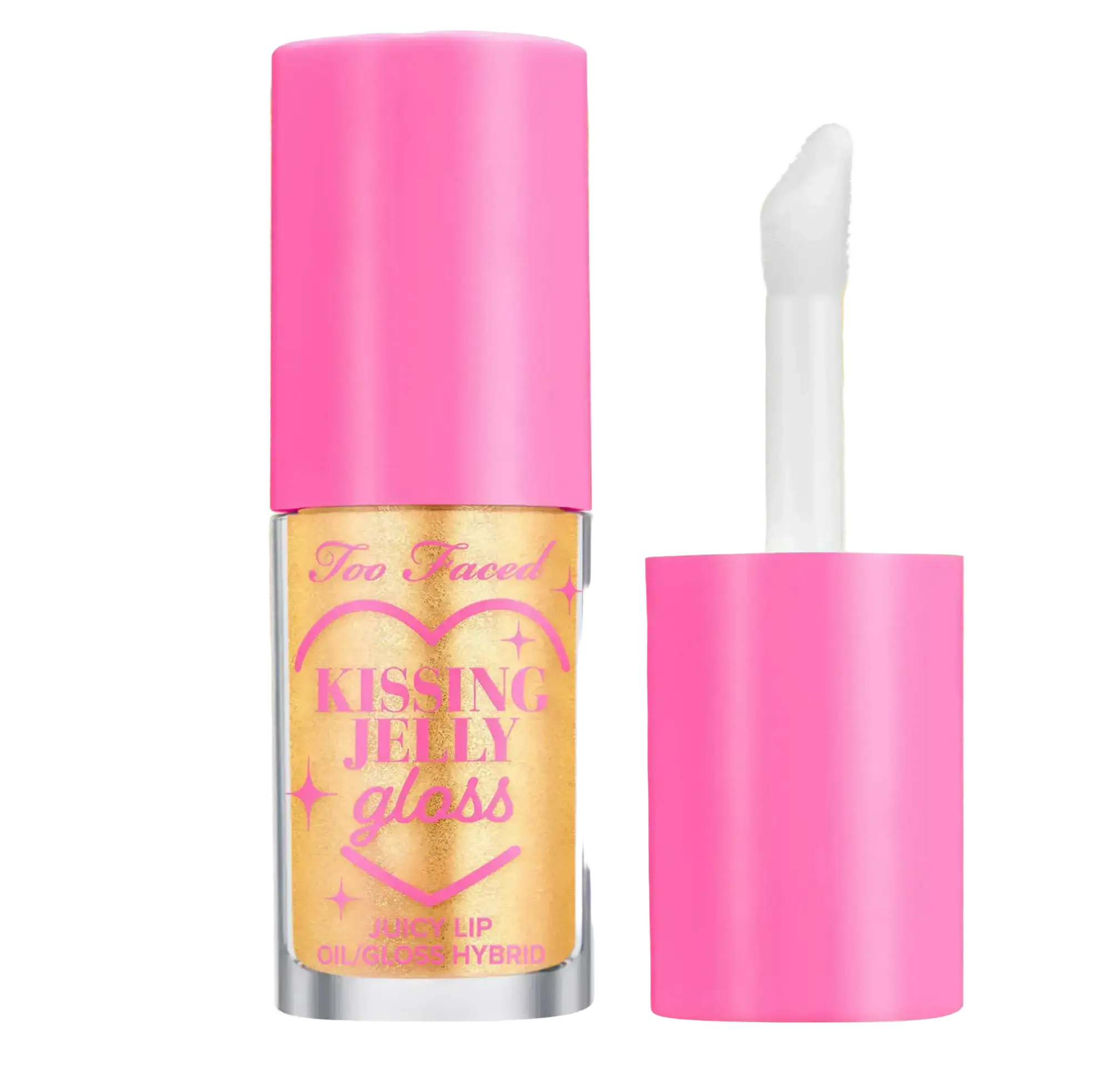 Too Faced Kissing Jelly Non-Sticky Lip Oil Gloss Piña Colada