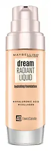 Maybelline Dream Radiant Liquid Hydrating Foundation 40 Fawn
