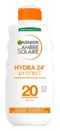 Garnier Ambre Solaire Hydra 24H Protect SPF 20 UK