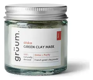grüum Älska Clay Mask Green (For oily skin)