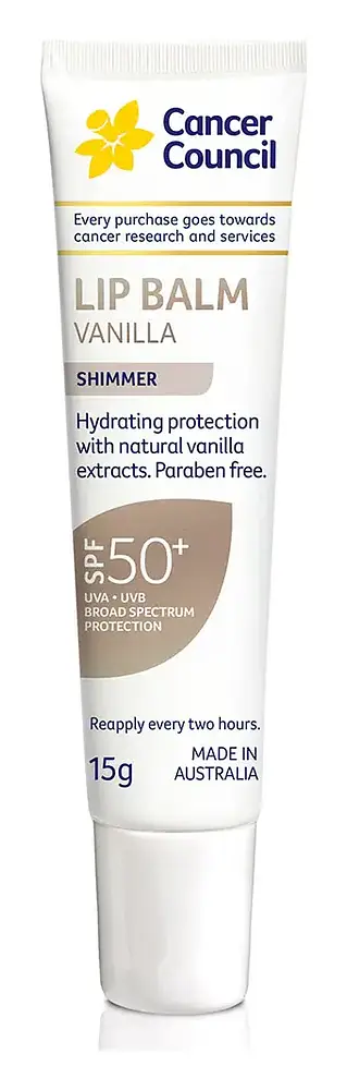 Cancer Council Lip Balm SPF 50+ Vanilla