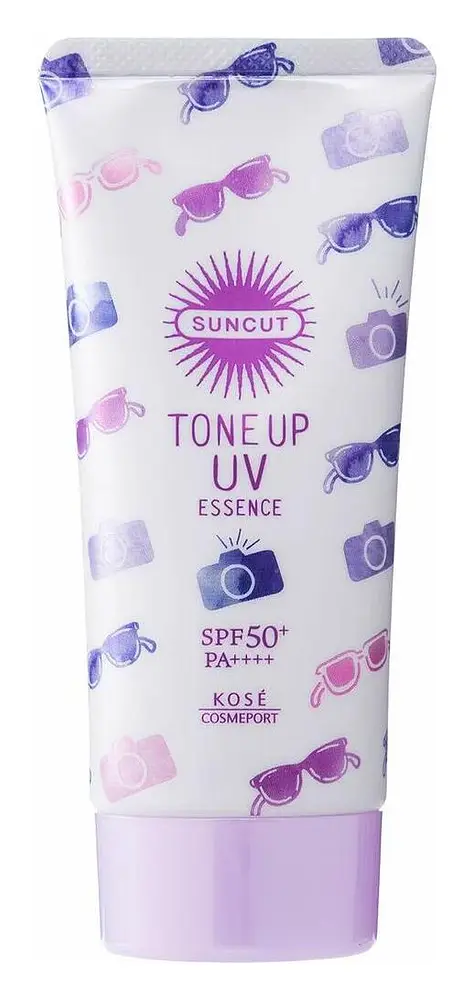 Kosé Suncut Tone Up UV Essence SPF 50+ PA++++ Purple
