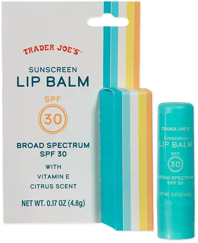 Trader Joe's Sunscreen Lip Balm SPF 30