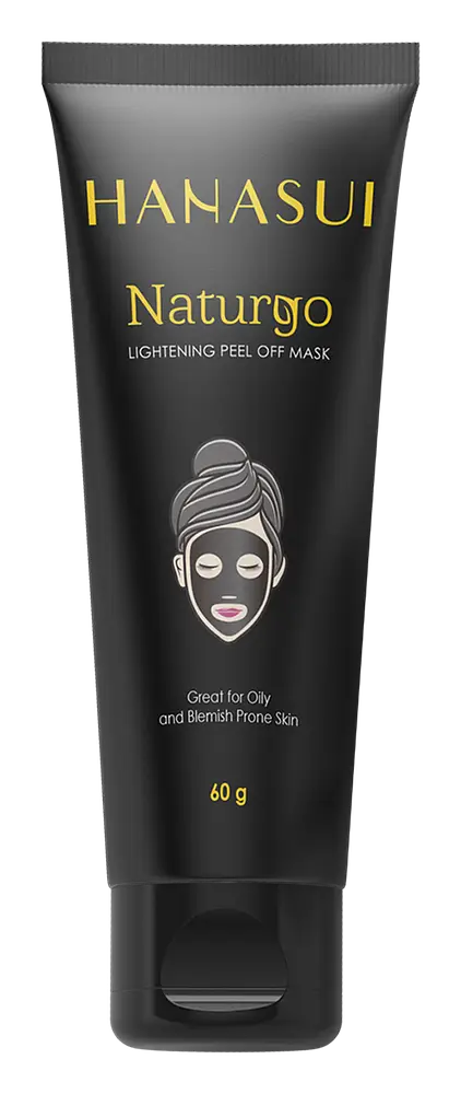 Hanasui Naturgo Peel Off Mask Black Tube
