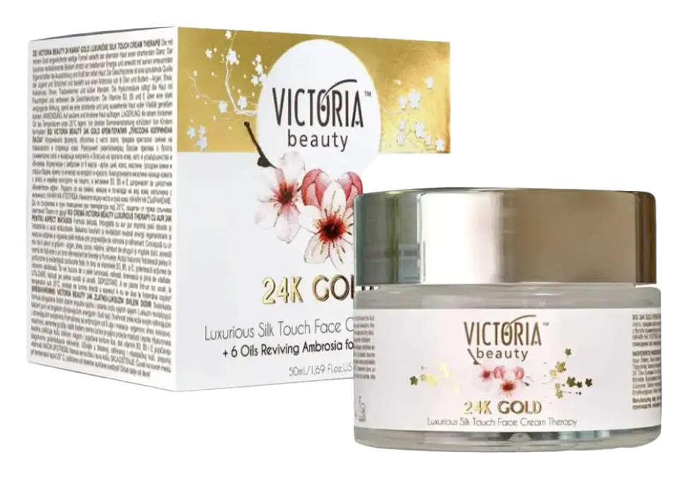 Victoria Beauty Luxurious Silk Touch Face Cream Therapy 24K Gold