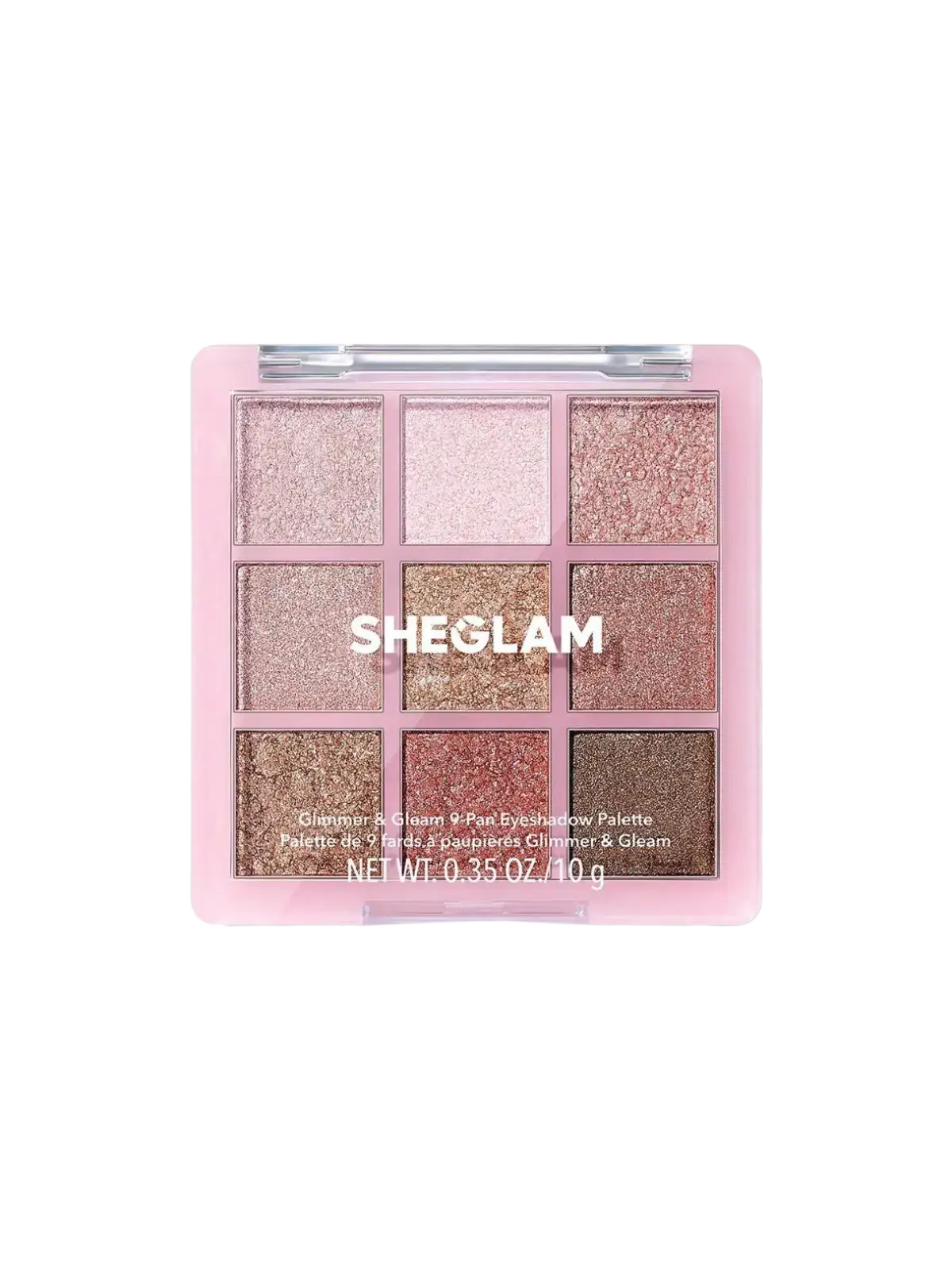 SHEGLAM 9-Pan Eyeshadow Palette Glimmer & Gleams
