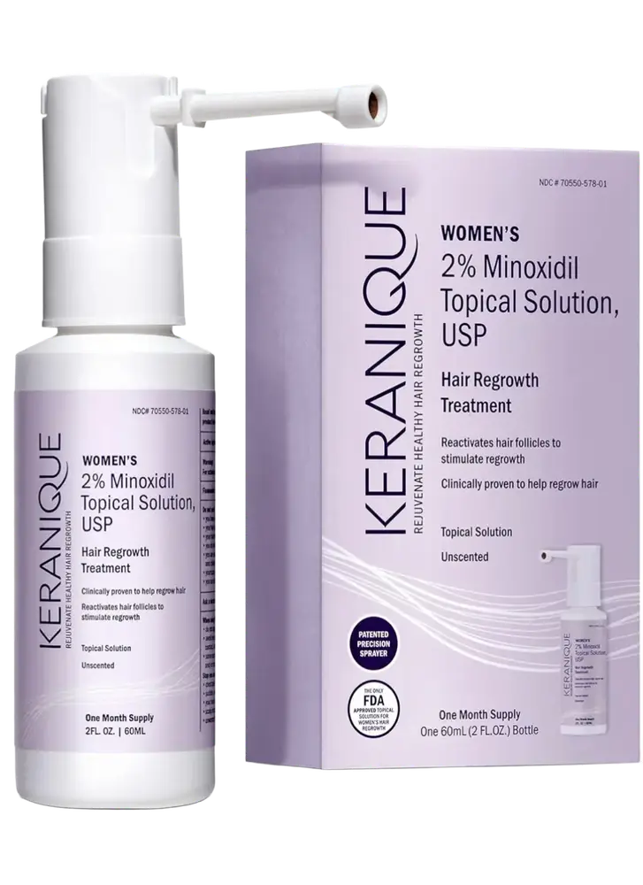Keranique Hair Regrowth Treatment For Women Minoxidil 2%