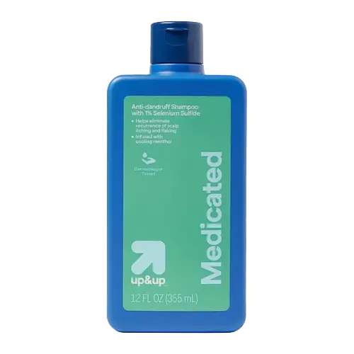 up&up Anti-Dandruff Shampoo With 1% Selenium Sulfide Medicated Menthol