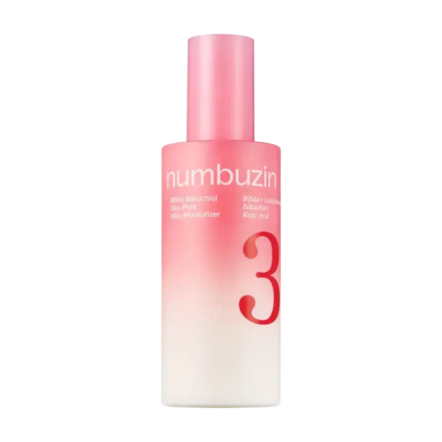 Numbuzin No.3 Bifida Bakuchiol Zero Pore Milky Moisturizer