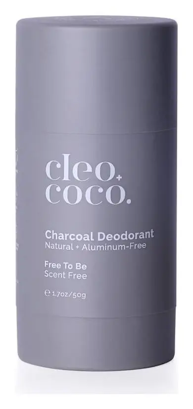 Cleo+Coco Charcoal Deodorant Unscented