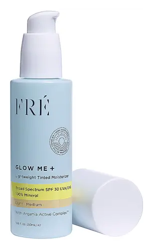 Fré Skincare Glow Me + Tinted Moisturizer SPF 30 Light-Medium